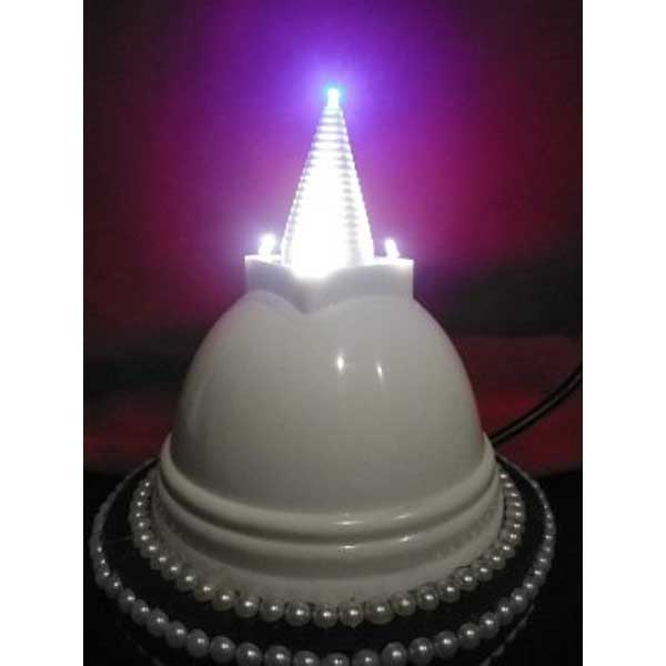 Stupa with lights